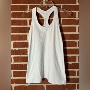 Lululemon Women's White Racerback Tank Top. Small